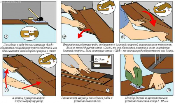 [Инструкция] Ламинат на деревянный пол своими руками: полное описание процесса. Схемы укладки, какие материла следует использовать (Фото & Видео) +Отзывы